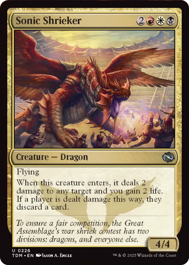 Sonic Shrieker [Tarkir: Dragonstorm] | Mega City Incorporated