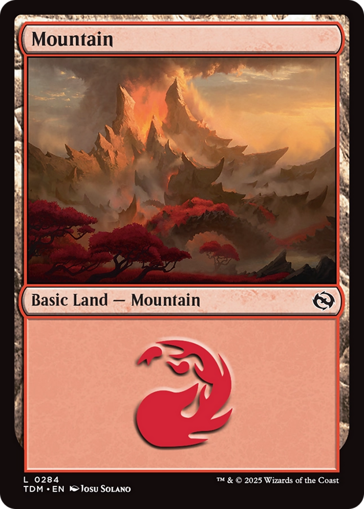 Mountain (0284) [Tarkir: Dragonstorm] | Mega City Incorporated