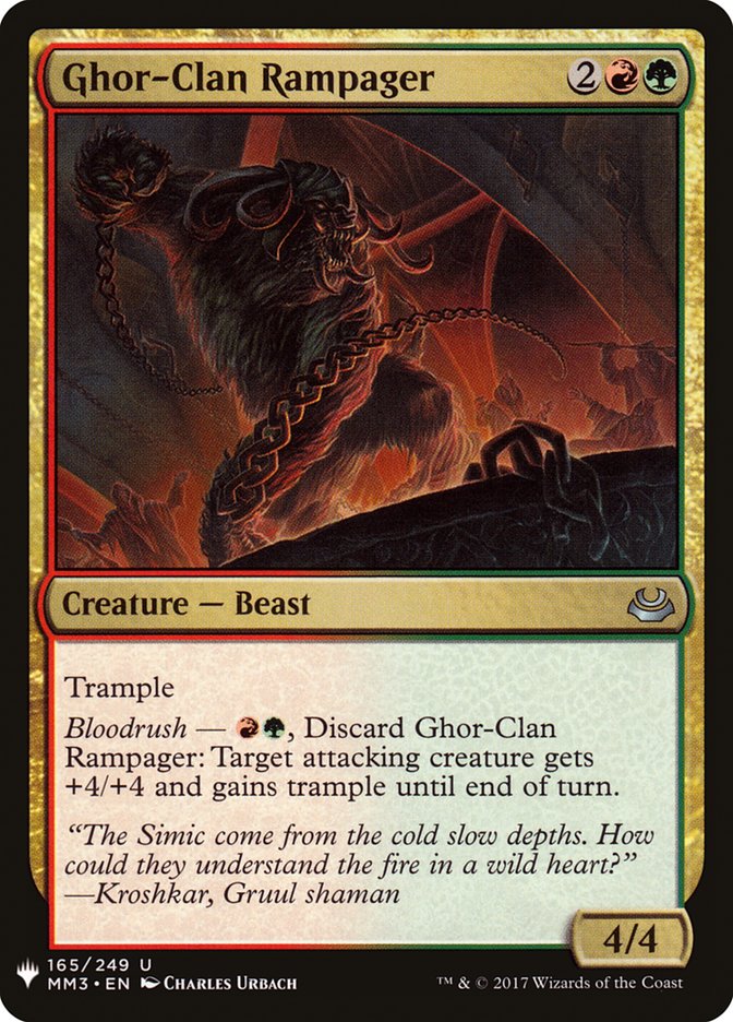 Ghor-Clan Rampager [Mystery Booster] | Mega City Incorporated