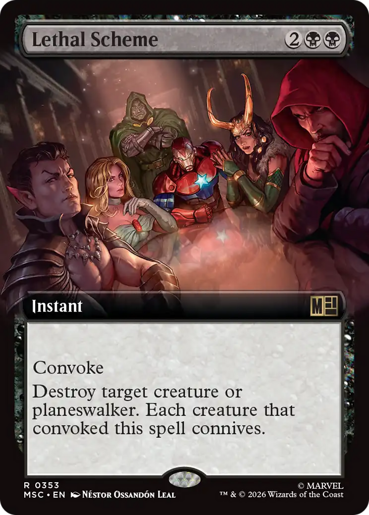 Lethal Scheme (Extended Art) [Marvel Super Heroes Commander] | Mega City Incorporated
