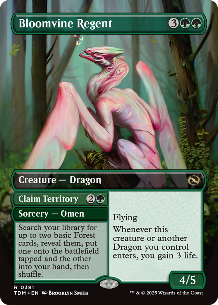 Bloomvine Regent (Borderless) [Tarkir: Dragonstorm] | Mega City Incorporated