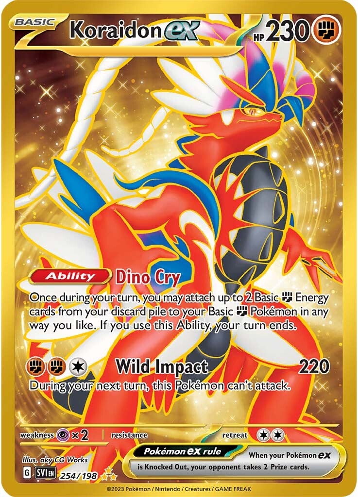 Koraidon ex (254/198) [Scarlet & Violet: Base Set] | Mega City Incorporated