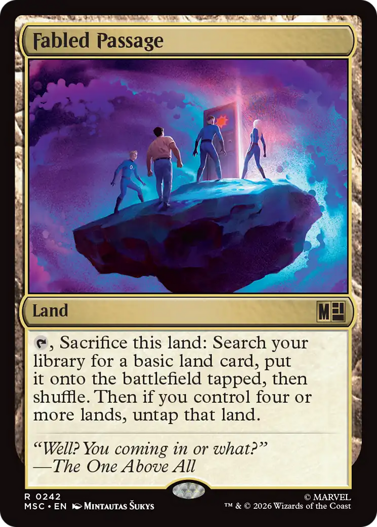 Fabled Passage (Surge Foil) [Marvel Super Heroes Commander] | Mega City Incorporated