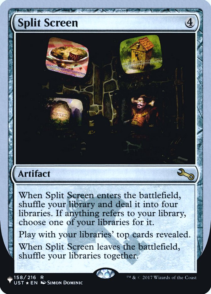 Split Screen (Unfinity Foil Edition) [The List] | Mega City Incorporated