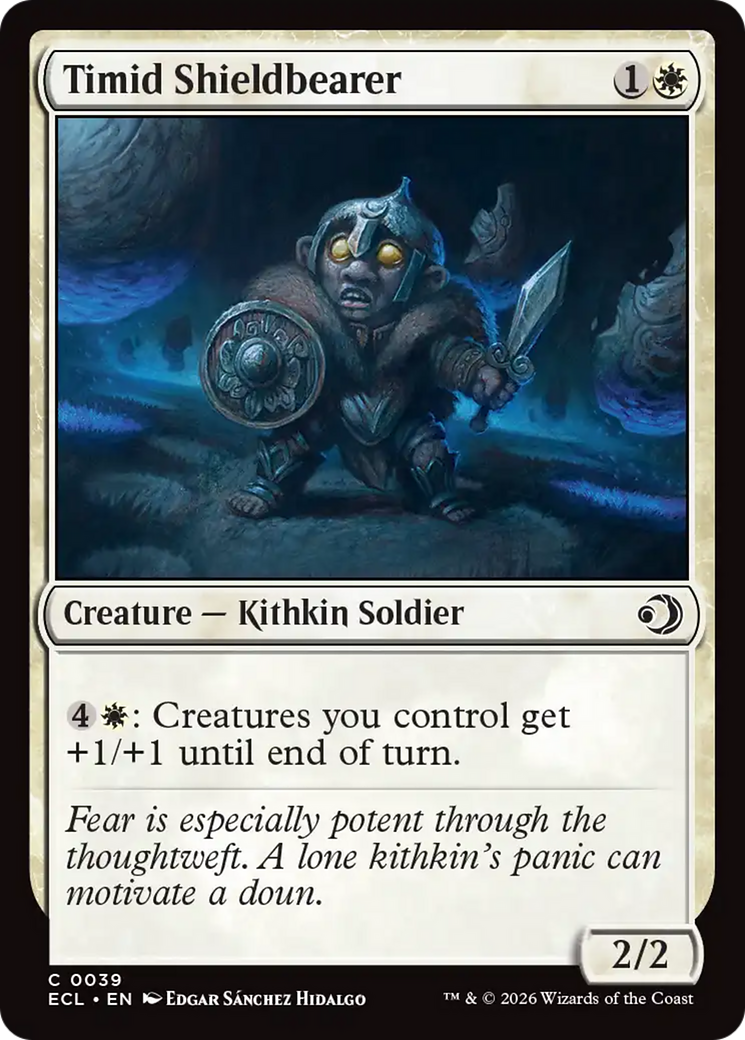 Timid Shieldbearer [Lorwyn Eclipsed] | Mega City Incorporated