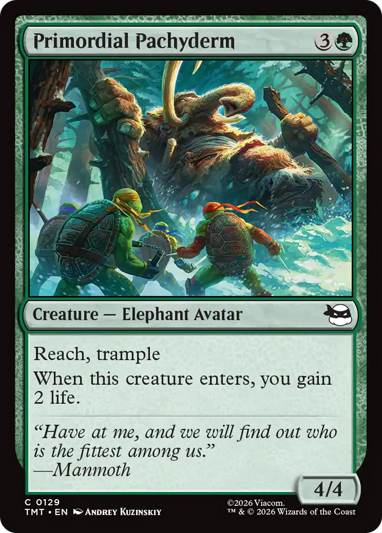 Primordial Pachyderm [Teenage Mutant Ninja Turtles] | Mega City Incorporated