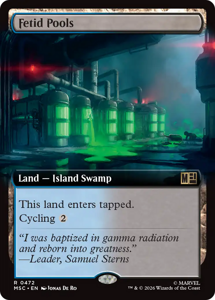 Fetid Pools (Extended Art) [Marvel Super Heroes Commander] | Mega City Incorporated