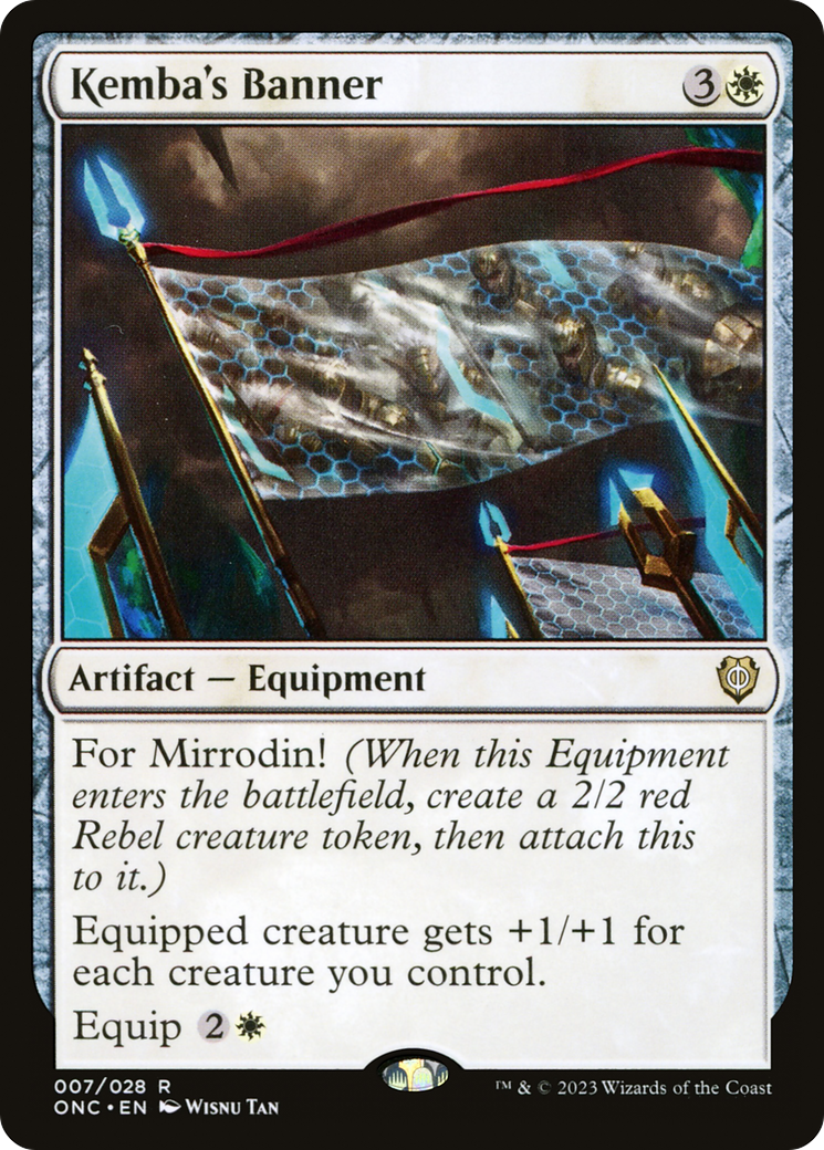 Kemba's Banner [Phyrexia: All Will Be One Commander] | Mega City Incorporated