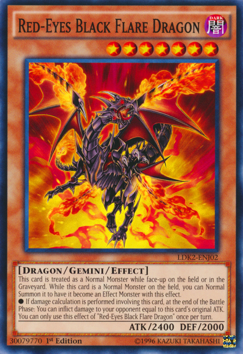 Red-Eyes Black Flare Dragon [LDK2-ENJ02] Common | Mega City Incorporated