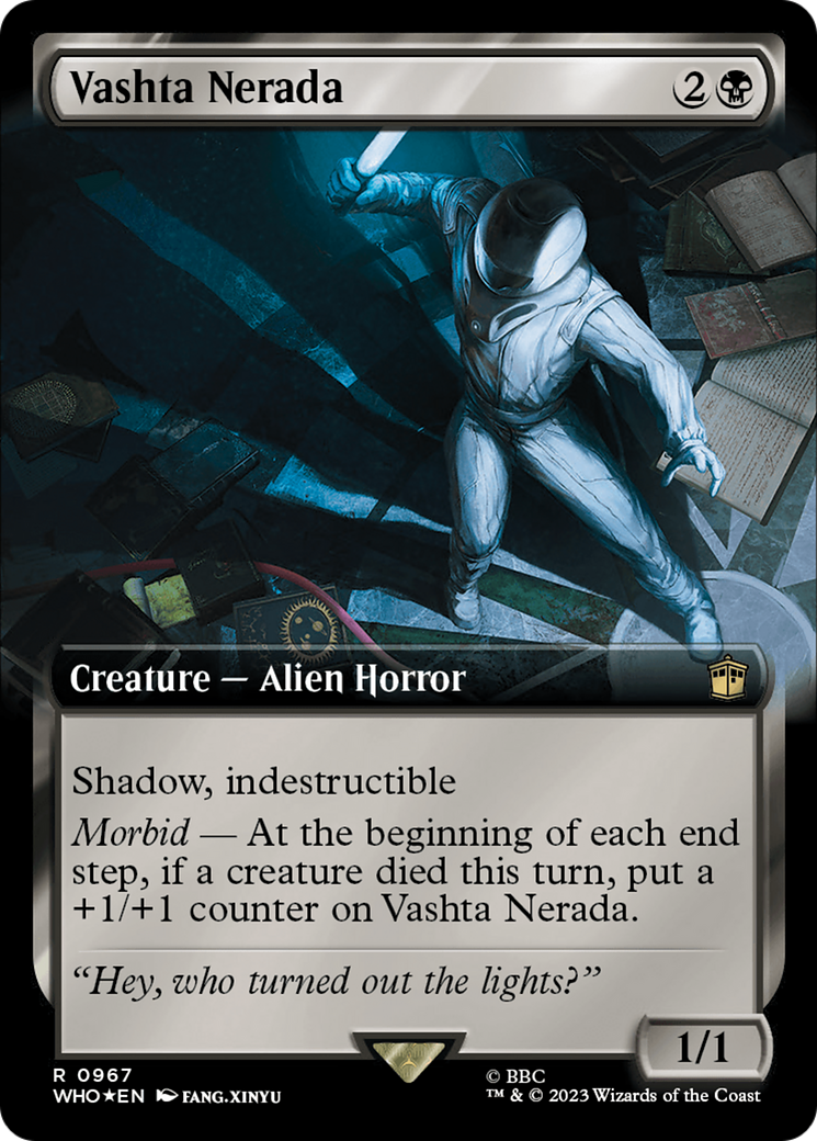 Vashta Nerada (Extended Art) (Surge Foil) [Doctor Who] | Mega City Incorporated