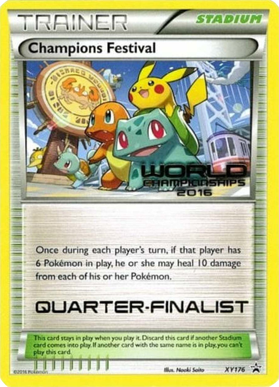 Champions Festival (XY176) (2016 Quarter Finalist) [XY: Black Star Promos] | Mega City Incorporated