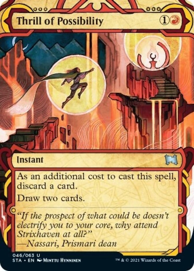 Thrill of Possibility (Foil Etched) [Strixhaven: Mystical Archive] | Mega City Incorporated