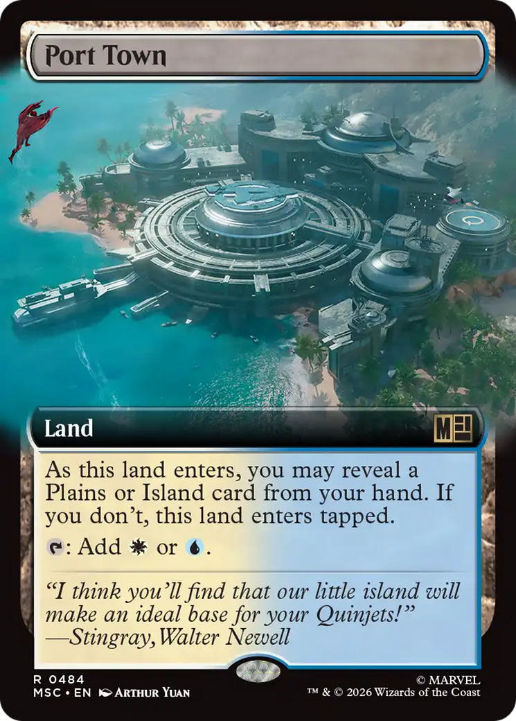 Port Town (Extended Art) [Marvel Super Heroes Commander] | Mega City Incorporated