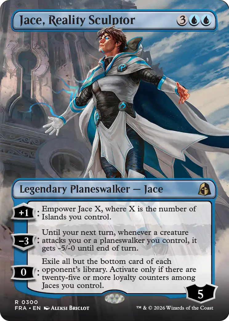 Jace, Reality Sculptor (Borderless) [Reality Fracture] | Mega City Incorporated
