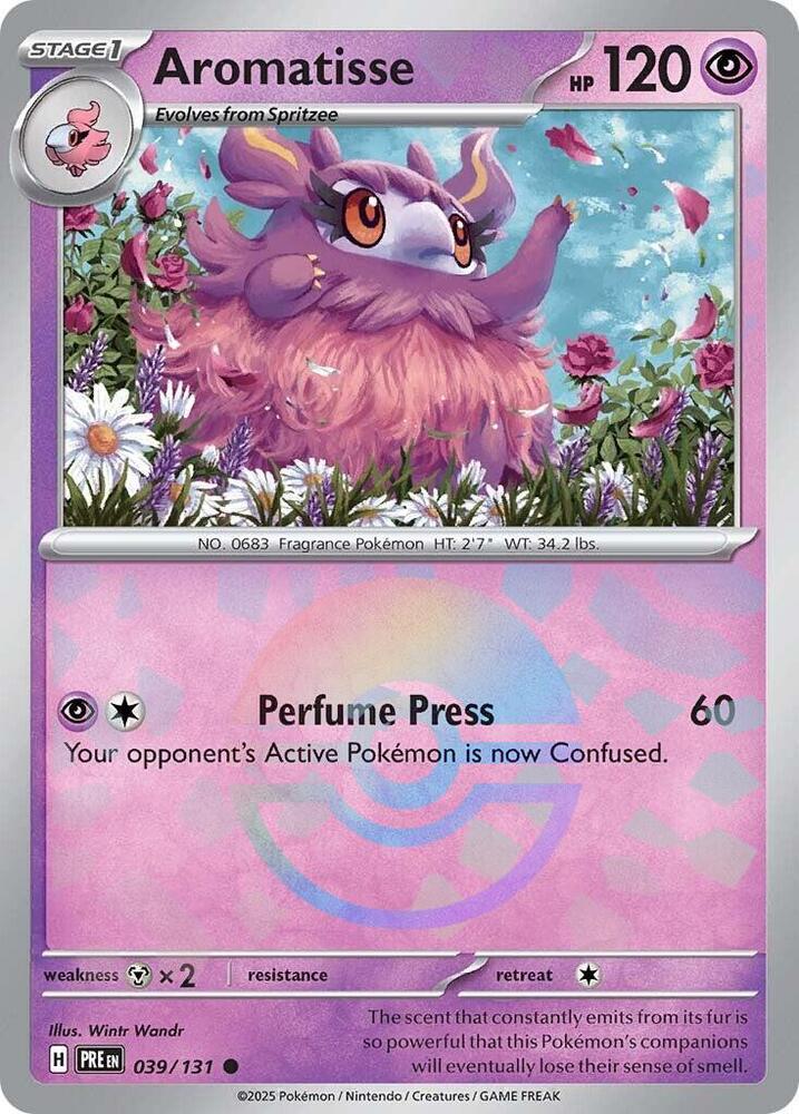 Aromatisse (039/131) (Poke Ball Pattern) [Scarlet & Violet: Prismatic Evolutions] | Mega City Incorporated