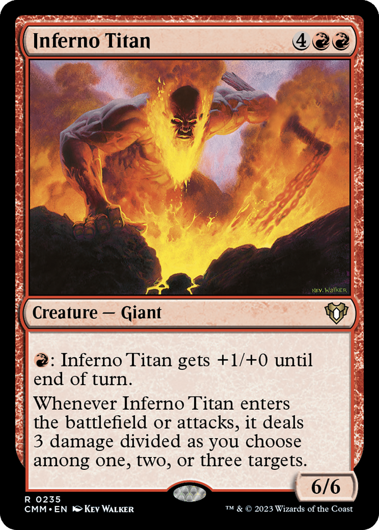 Inferno Titan [Commander Masters] | Mega City Incorporated