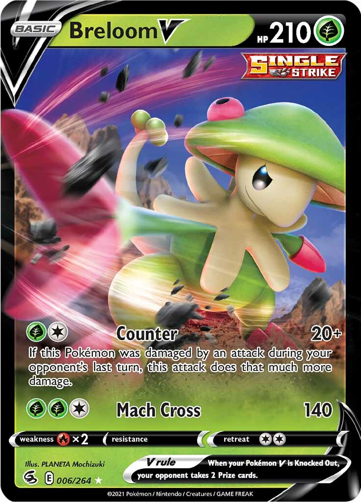 Breloom V (006/264) [Sword & Shield: Fusion Strike] | Mega City Incorporated