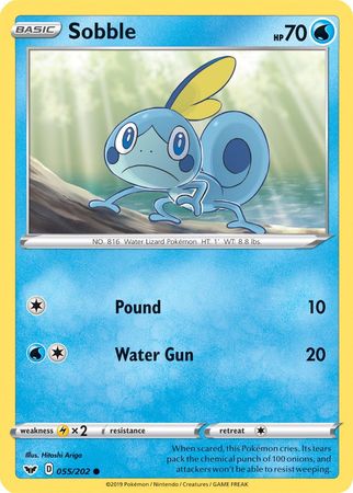 Sobble (055/202) (Premium Collection) [Sword & Shield: Base Set] | Mega City Incorporated