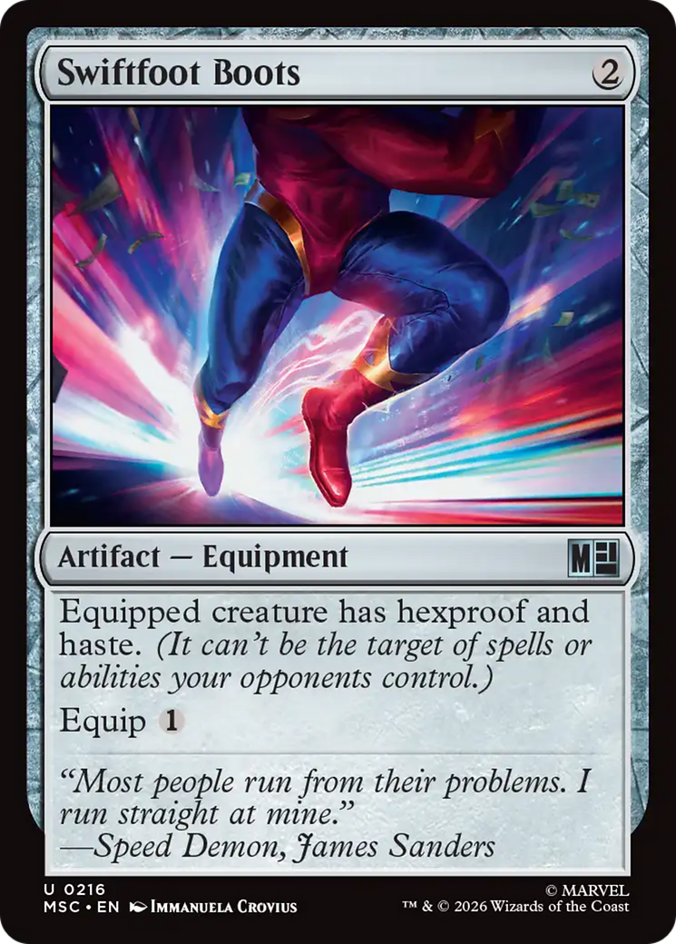 Swiftfoot Boots [Marvel Super Heroes Commander] | Mega City Incorporated