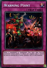 Warning Point [PHRA-EN078] Secret Rare | Mega City Incorporated