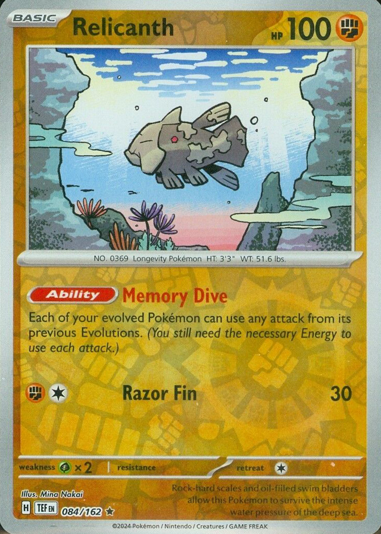 Relicanth (084/162) [Scarlet & Violet: Temporal Forces] | Mega City Incorporated