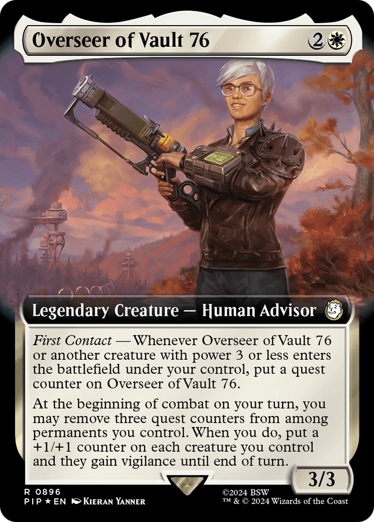 Overseer of Vault 76 (Extended Art) (Surge Foil) [Fallout] | Mega City Incorporated