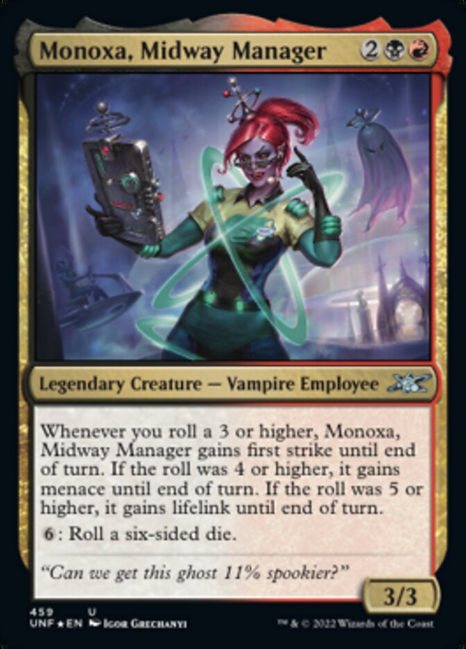 Monoxa, Midway Manager (Galaxy Foil) [Unfinity] | Mega City Incorporated