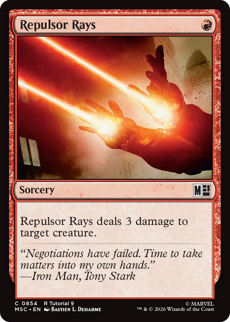 Repulsor Rays (0854) [Marvel Super Heroes Commander] | Mega City Incorporated
