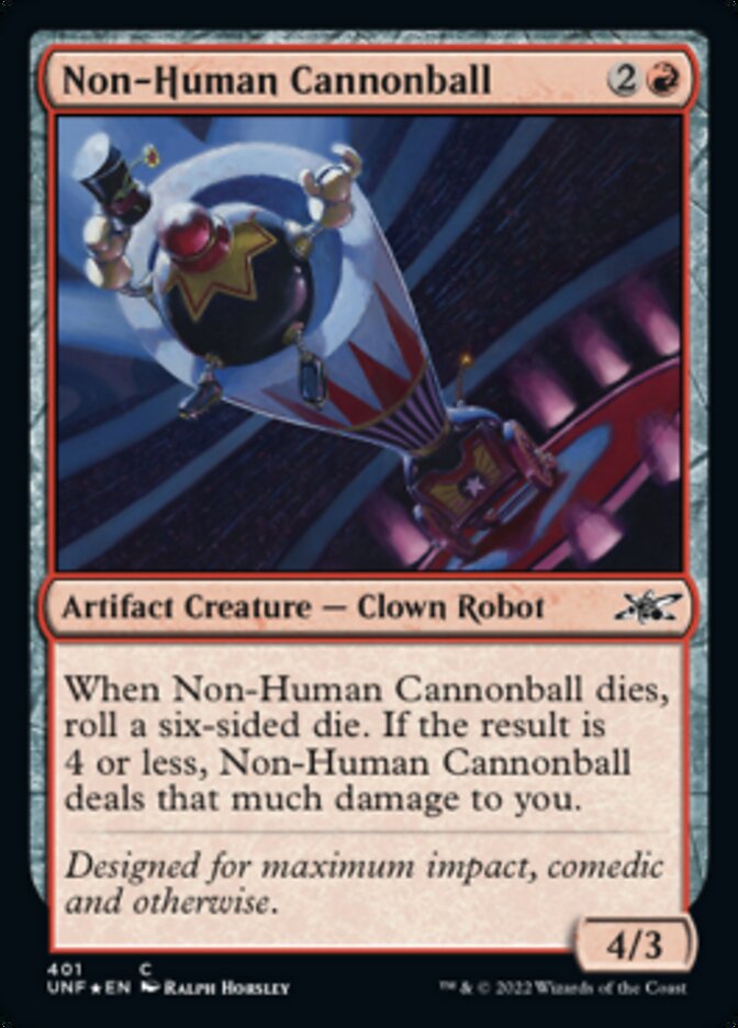 Non-Human Cannonball (Galaxy Foil) [Unfinity] | Mega City Incorporated