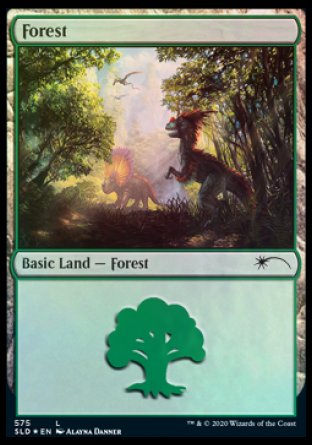 Forest (Dinosaurs) (575) [Secret Lair Drop Promos] | Mega City Incorporated