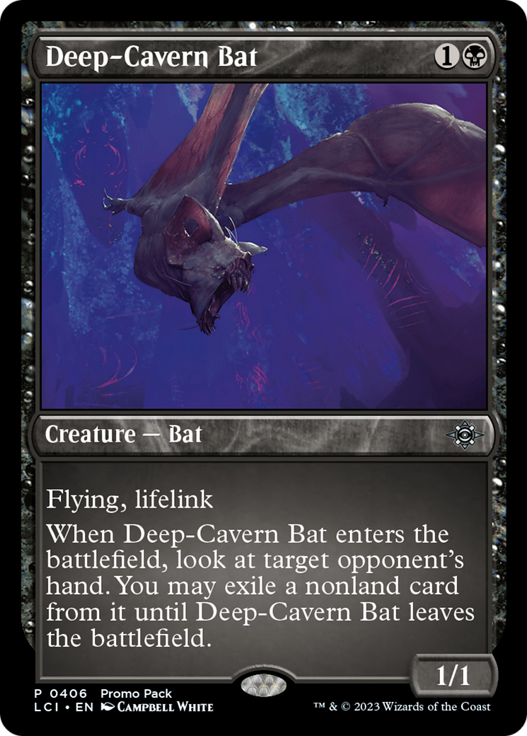 Deep-Cavern Bat [The Lost Caverns of Ixalan Promos] | Mega City Incorporated