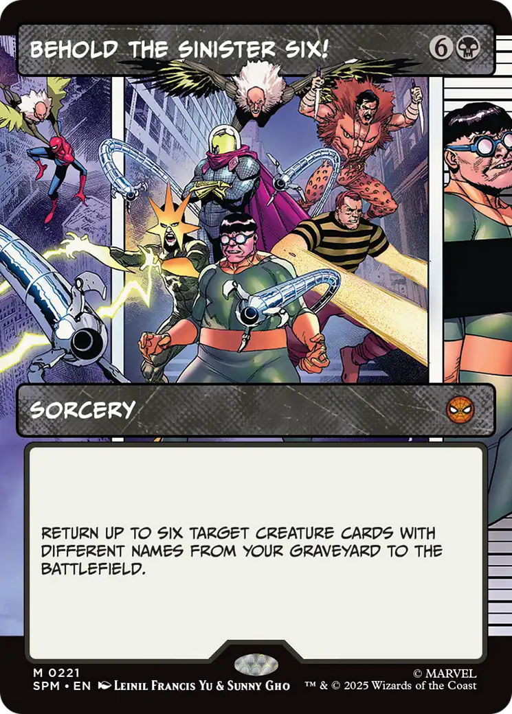 Behold the Sinister Six! (Borderless) [Marvel's Spider-Man] | Mega City Incorporated