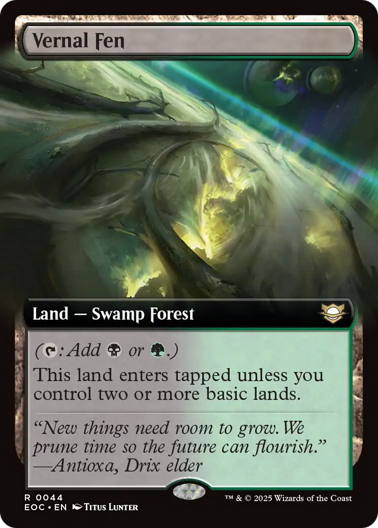 Vernal Fen (Extended Art) [Edge of Eternities Commander] | Mega City Incorporated