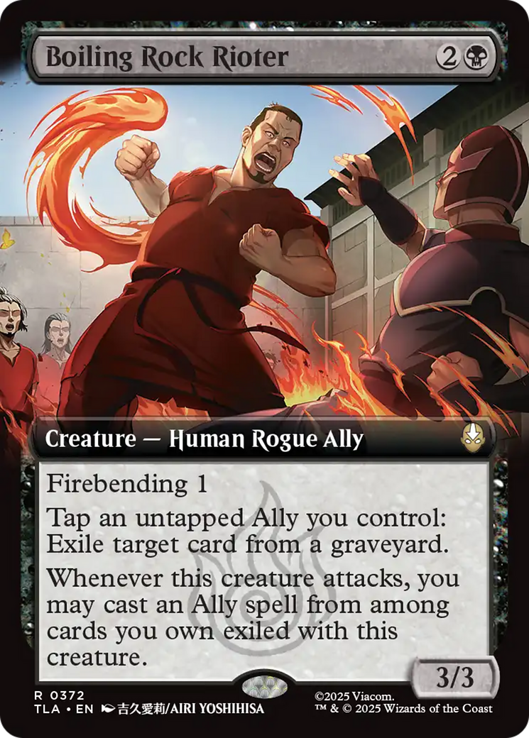 Boiling Rock Rioter (Extended Art) [Avatar: The Last Airbender] | Mega City Incorporated