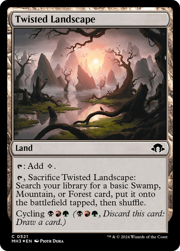 Twisted Landscape (Ripple Foil) [Modern Horizons 3] | Mega City Incorporated