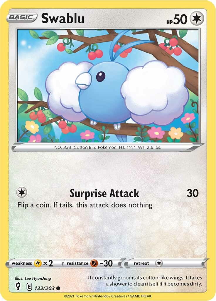 Swablu (132/203) [Sword & Shield: Evolving Skies] | Mega City Incorporated