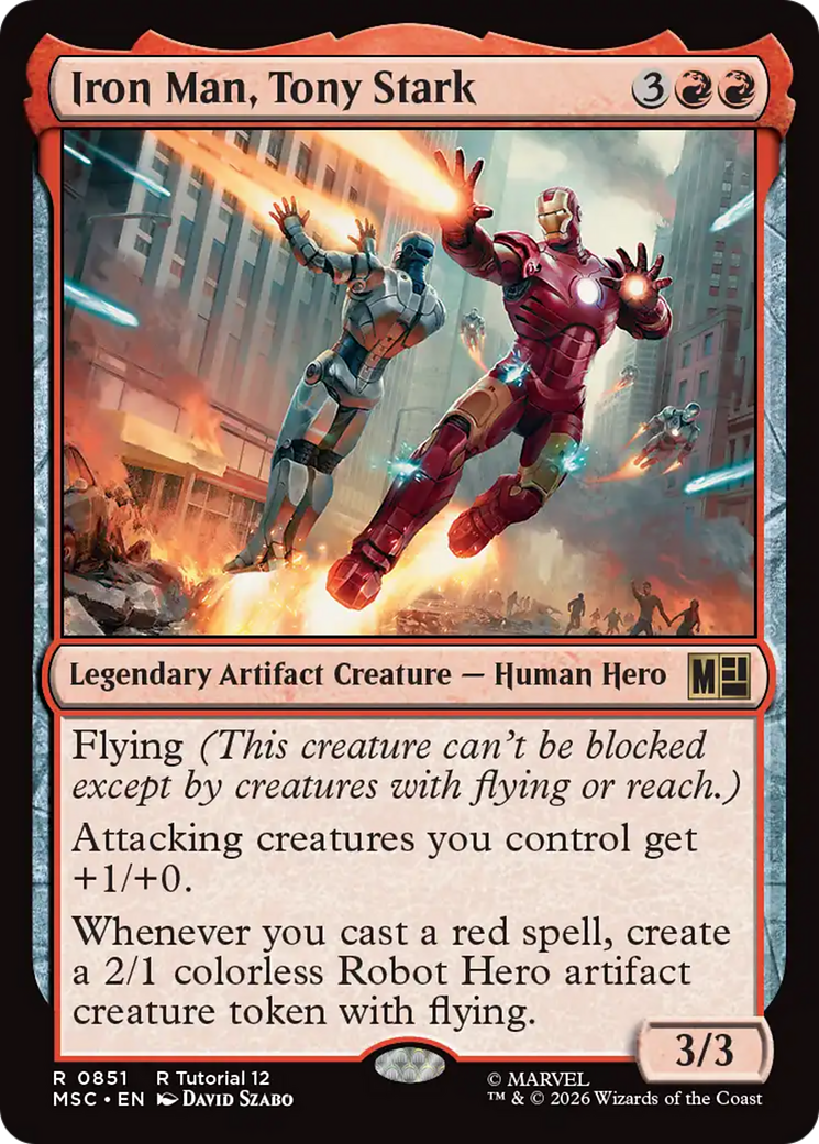 Iron Man, Tony Stark (0851) [Marvel Super Heroes Commander] | Mega City Incorporated