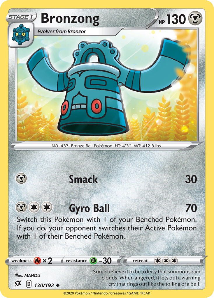 Bronzong (130/192) [Sword & Shield: Rebel Clash] | Mega City Incorporated