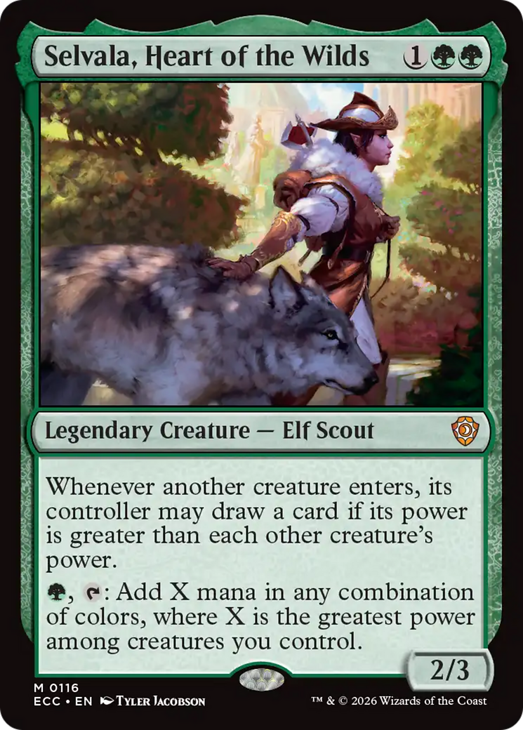 Selvala, Heart of the Wilds [Lorwyn Eclipsed Commander] | Mega City Incorporated