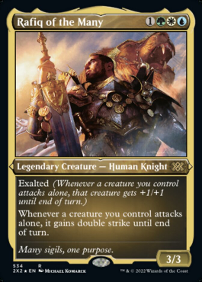 Rafiq of the Many (Foil Etched) [Double Masters 2022] | Mega City Incorporated