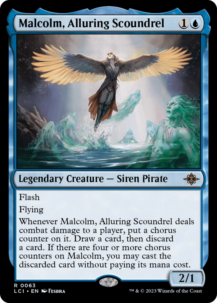 Malcolm, Alluring Scoundrel [The Lost Caverns of Ixalan] | Mega City Incorporated