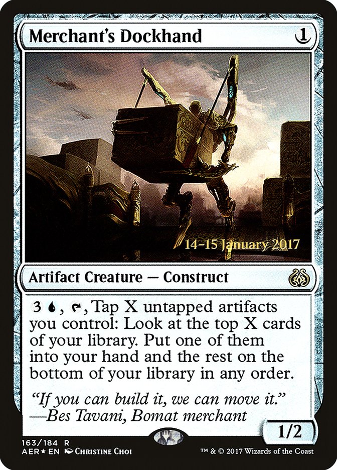 Merchant's Dockhand [Aether Revolt Prerelease Promos] | Mega City Incorporated