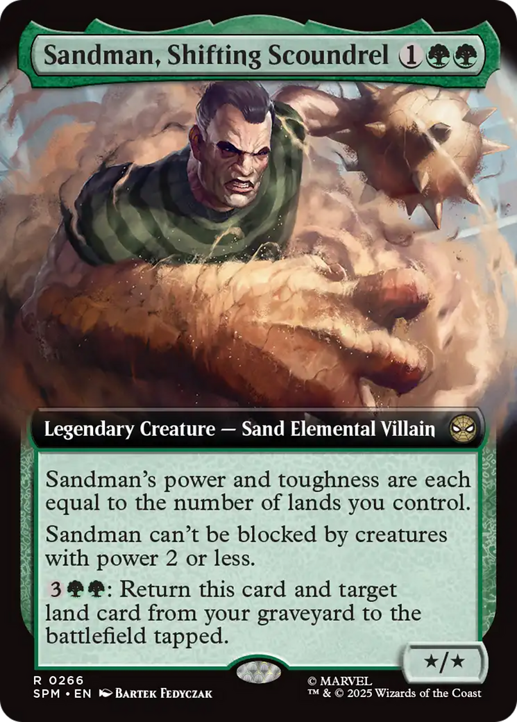 Sandman, Shifting Scoundrel (Extended Art) [Marvel's Spider-Man] | Mega City Incorporated
