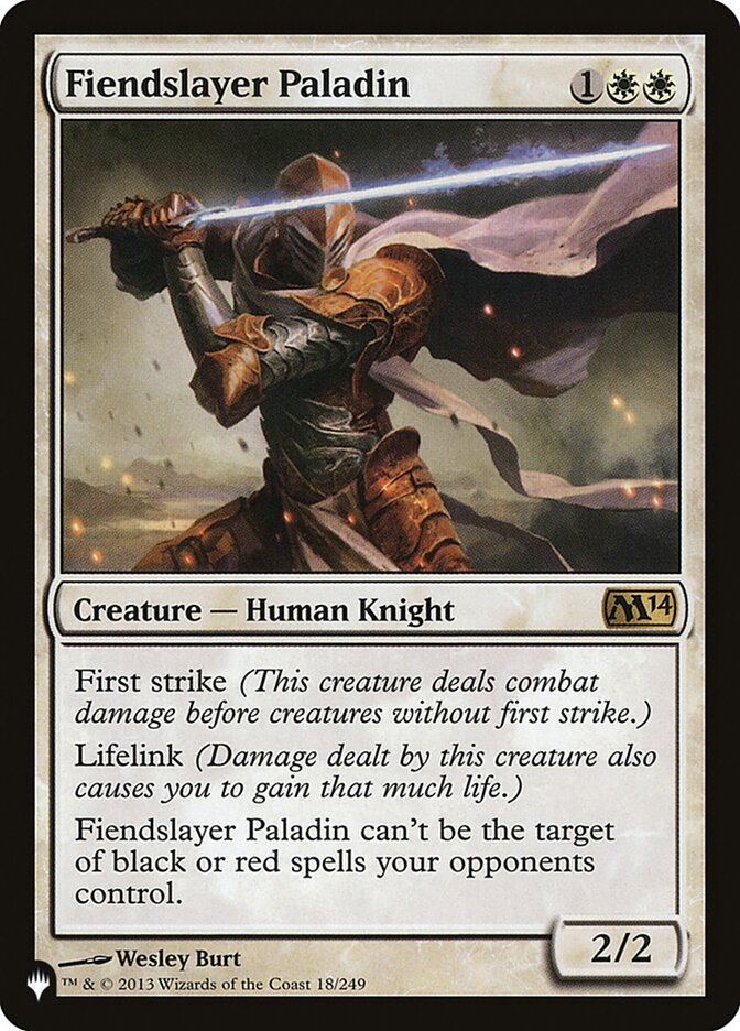 Fiendslayer Paladin [The List] | Mega City Incorporated