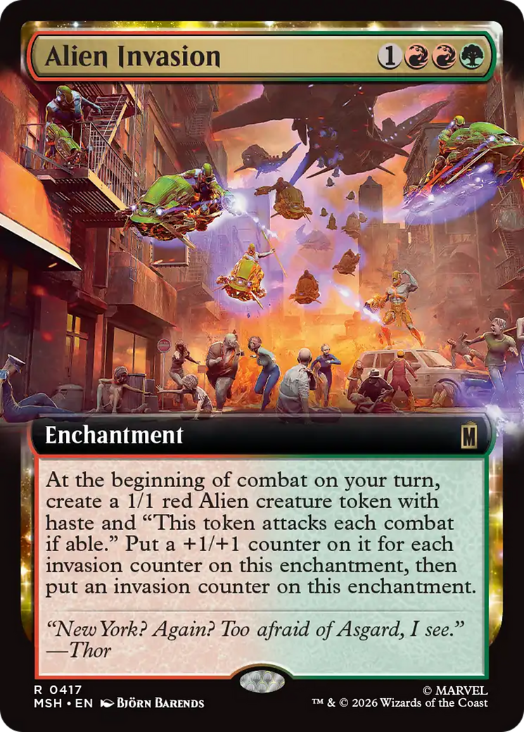 Alien Invasion (Extended Art) [Marvel Super Heroes] | Mega City Incorporated