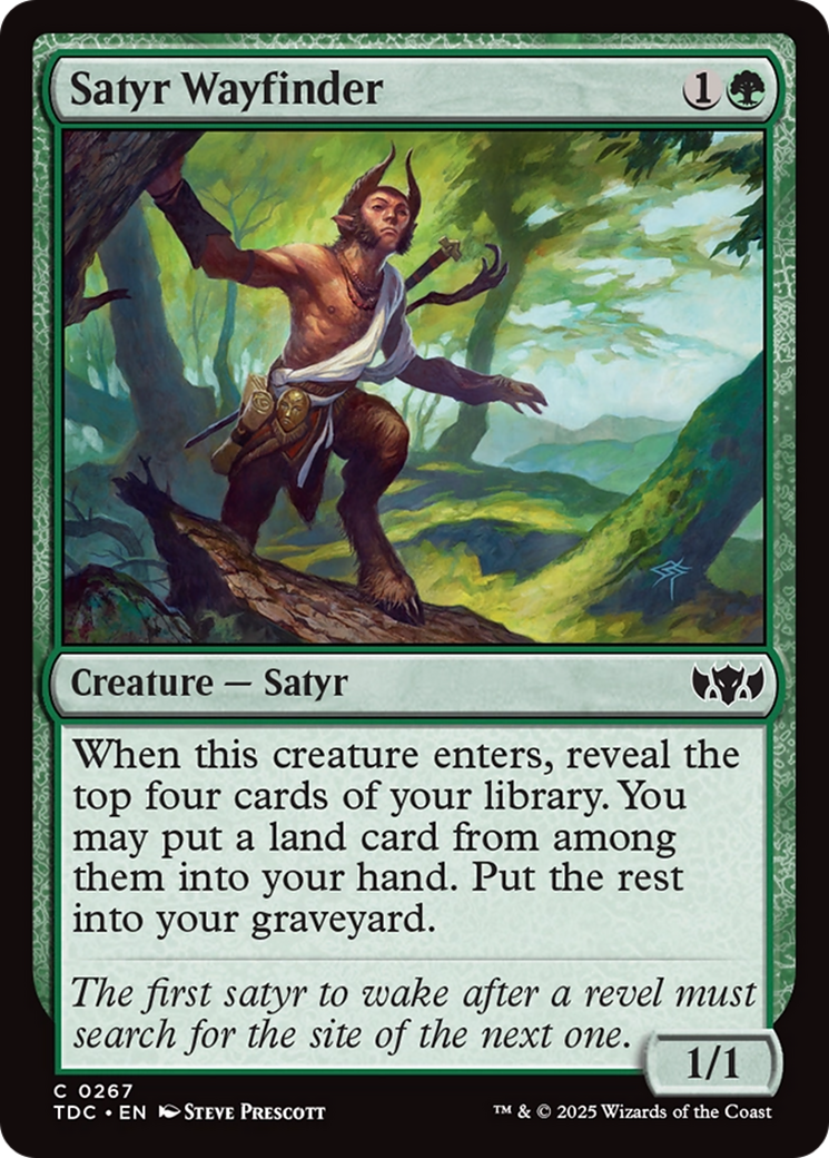 Satyr Wayfinder [Tarkir: Dragonstorm Commander] | Mega City Incorporated