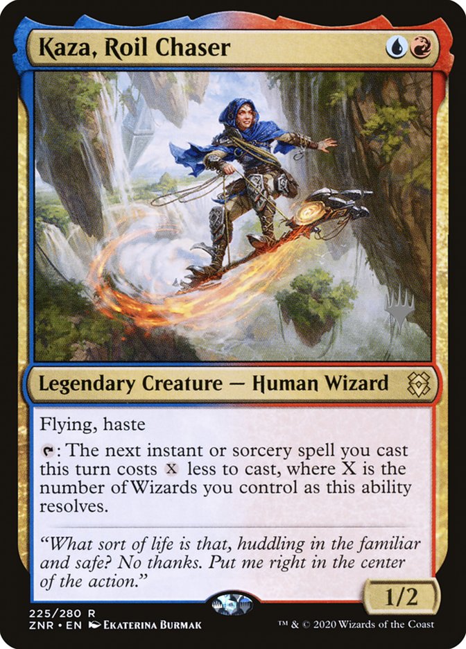 Kaza, Roil Chaser (Promo Pack) [Zendikar Rising Promos] | Mega City Incorporated