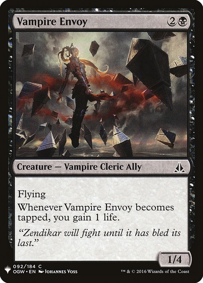 Vampire Envoy [Mystery Booster] | Mega City Incorporated