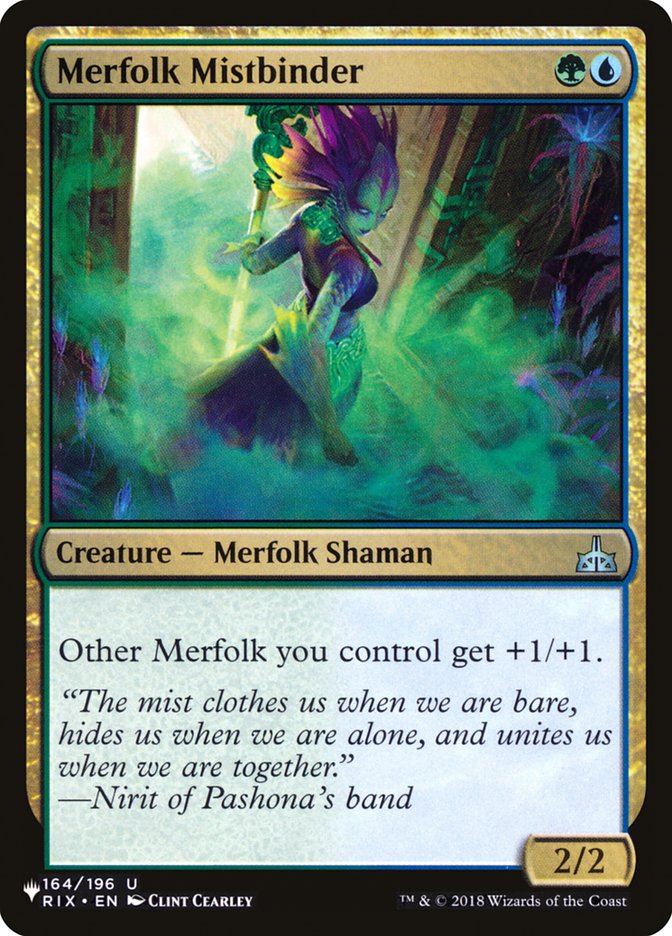 Merfolk Mistbinder [The List] | Mega City Incorporated