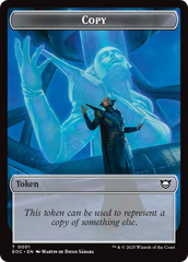 Copy // Clue Double-Sided Token [Edge of Eternities Commander Tokens] | Mega City Incorporated